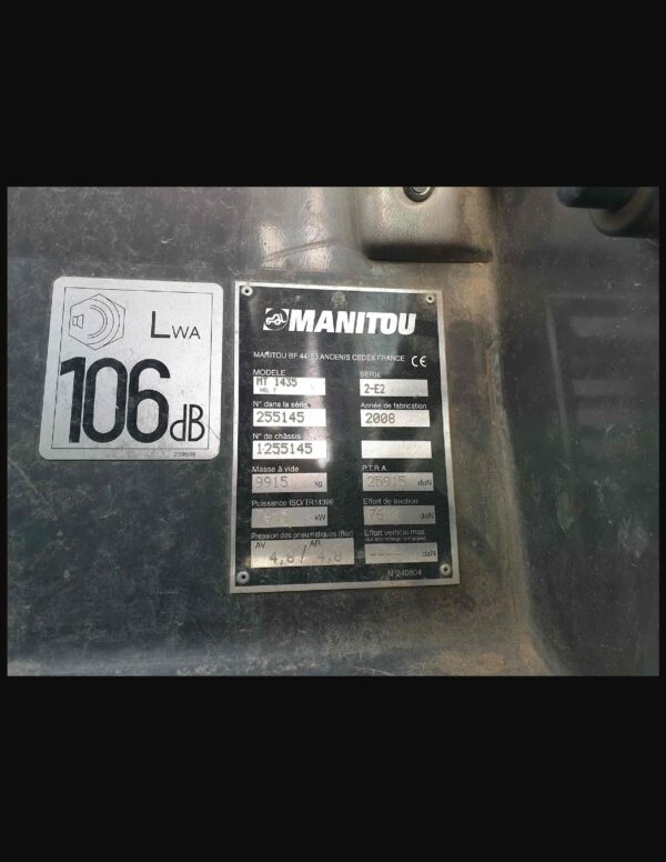 Chariot Télescopique Manitou MT 1435 HSL Turbo – Image 6